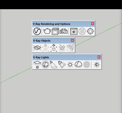 Vray 3.4 SketchUp với bộ biểu tượng mới