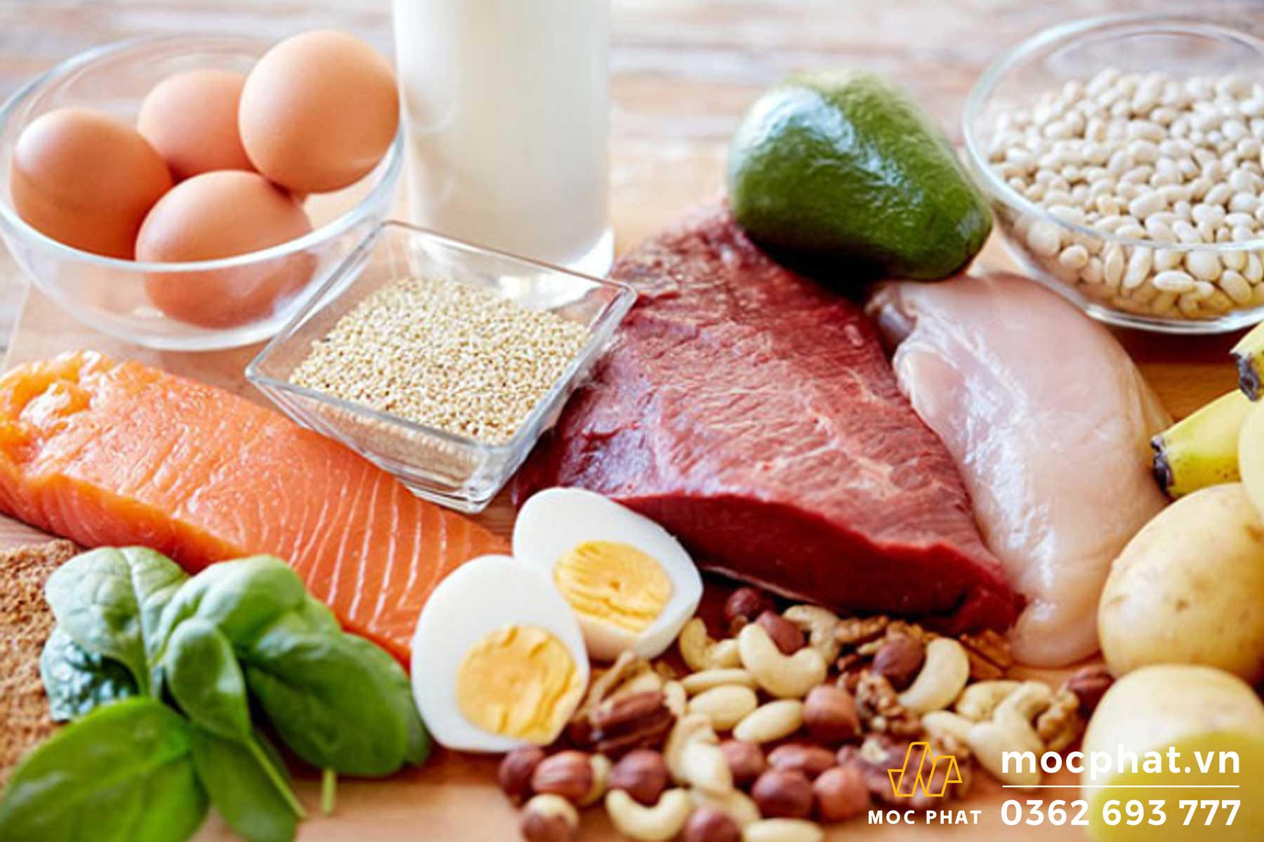 Bổ sung thực phẩm có hàm lượng protein và vitamin cao