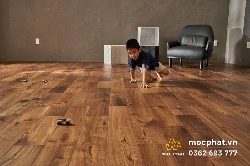 Sàn gỗ Engineer được sử dụng trong nhà