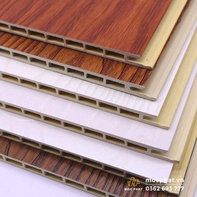 Hình ảnh nhựa giả gỗ ốp tường