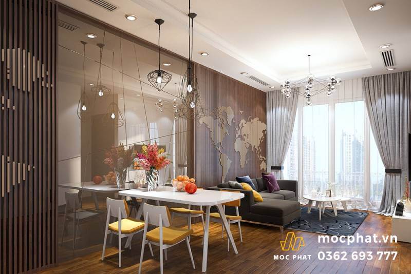 Thi công nội thất chung cư hài hòa, hợp phong thủy