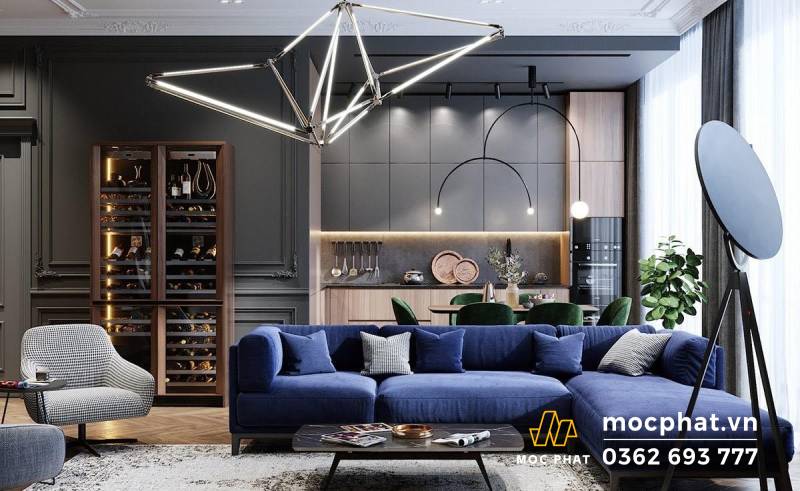 Bố trí thi công nội thất văn phòng