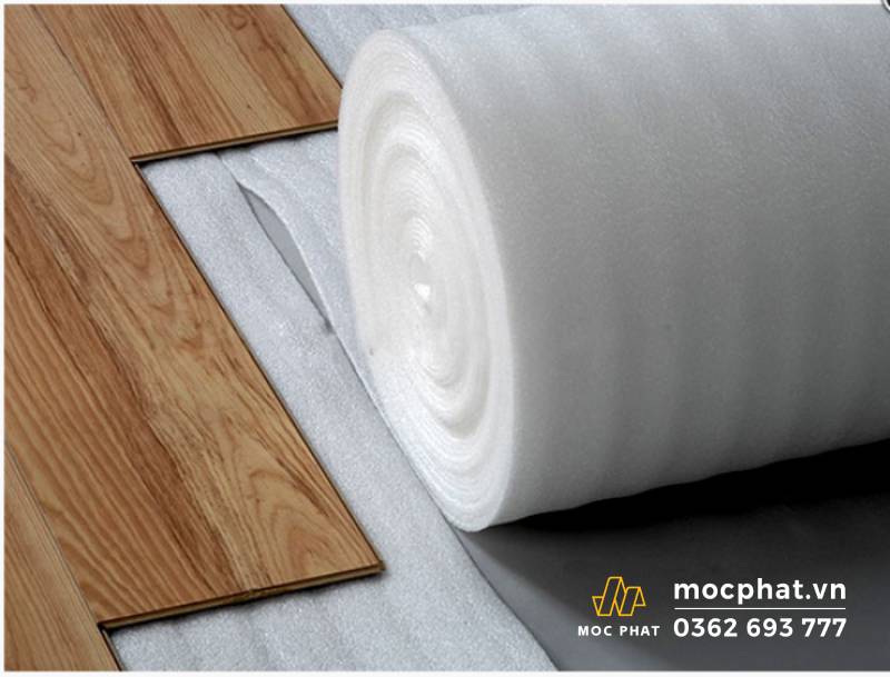 Xốp trắng lót sàn- phụ kiện sàn gỗ không thể thiếu