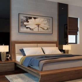Giường gỗ óc chó