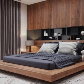 Giường gỗ óc chó