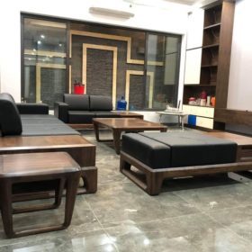 Sofa gỗ óc chó
