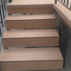 cầu thang gỗ nhựa Composite