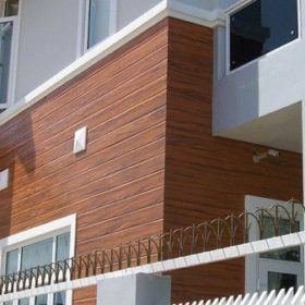 Nhựa ốp tường gỗ ngoài trời