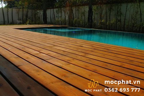 Sàn gỗ Thermo Thông ngoài trời