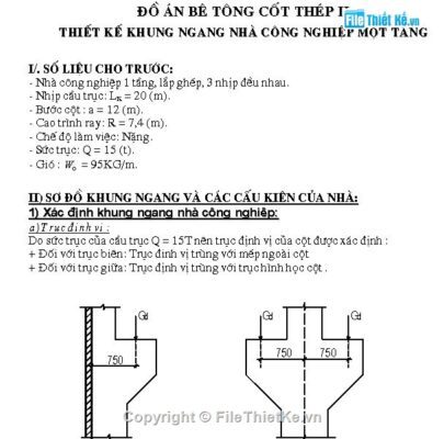 đồ án bê tông cốt thép 2