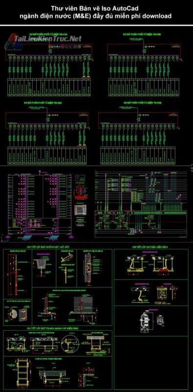 File cad điện nước nhà phố