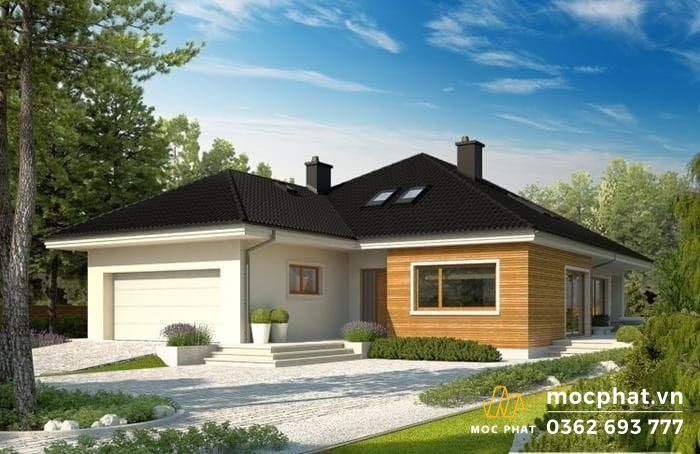 Biệt thự nhà vườn 1 tầng